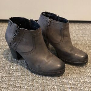 Clarks Leather Bootie